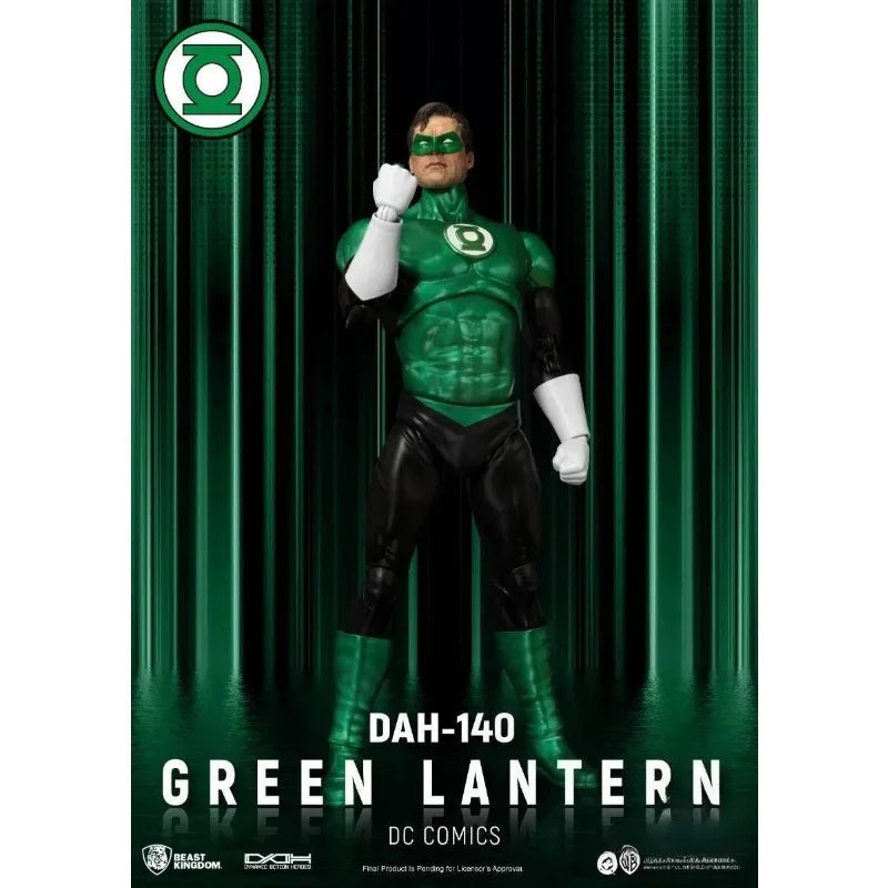 Spot SaleIn Stock Beast Kingdom BEASTKINGDOM DC Comics DAH-140 Green Lantern Action Figure Original Collection Ornament Surprise