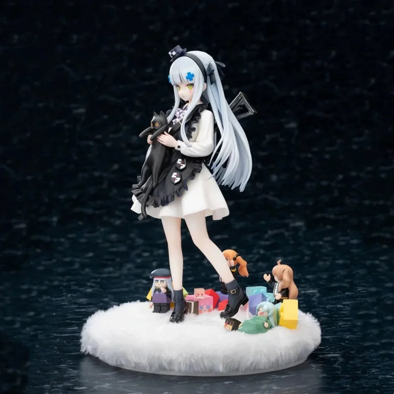 21 см Girls Frontline HK416 Kawaii Game Girl Фигурки Статуя Анимационни момичета Модели Момчета Колекционерски играчки Орнамент Кукли Играчки Подаръци
