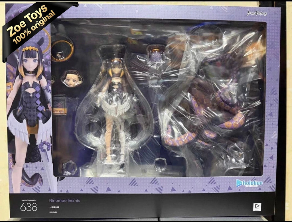 100% Authentic Max Factory Figma 638 Ninomae Ina'nis Hololive Production Action Figure Official Licensed in Stock