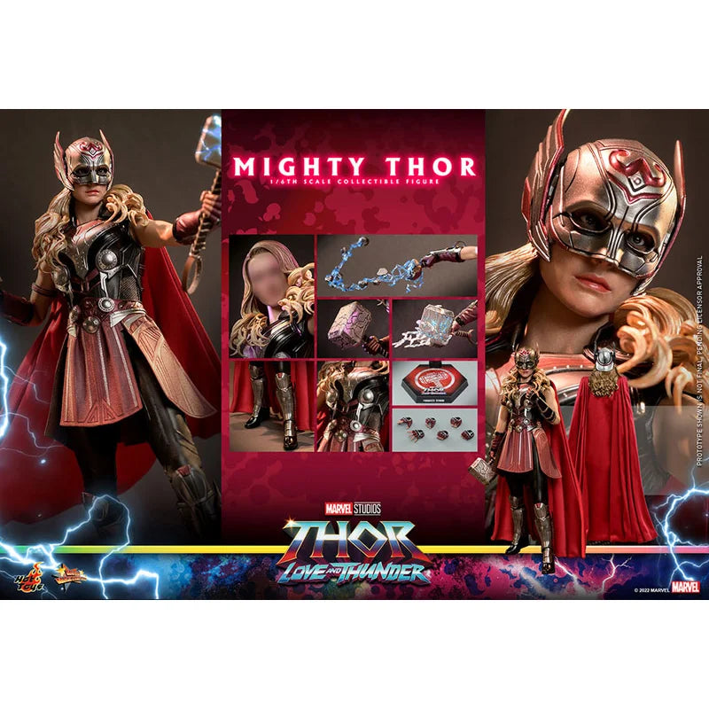 Original HotToys HT MMS663 Thor Love and Thunder 1/6 Mighty Thor In Stock Anime Action Collection Figures Model Toys