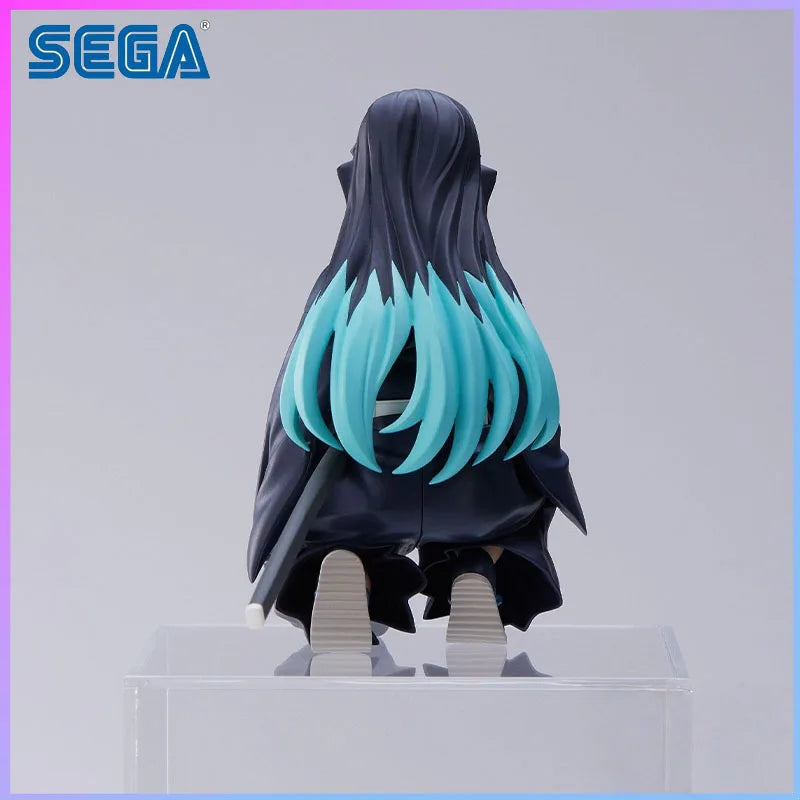SEGA In Stock Chibi Sitting Series Demon Slayer Muichiro Tokito Hashira Meeting in stock Model kit original Gifts Toys Model