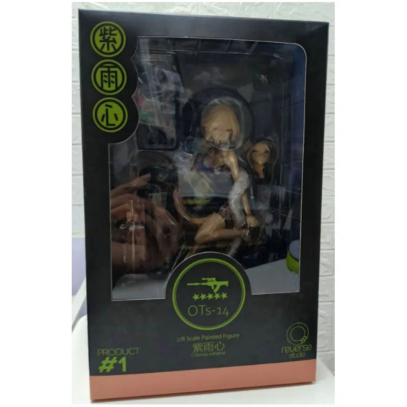 23cm Girls Frontline OTs-14 Full Dress Game Girl Figures Statue Cartoon Girl Models Boys Collectible Toys Ornament Doll Toys