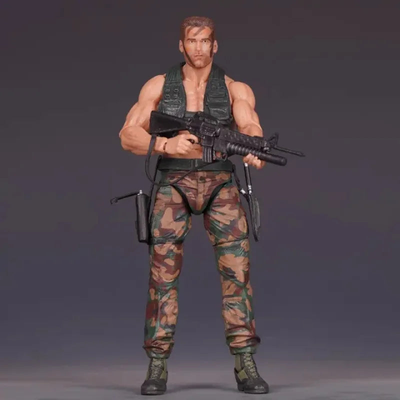 Action Figure Ko Neca Predator Jungle Extraction Dutch Schwarzenegger Anime Figurine Statue Collectible Model Gifts Toys