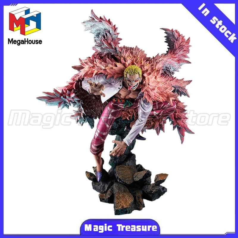 【MT】Original MegaHouse POP SA-MAXIMUM ONE PIECE Donquixote Doflamingo Figure Toy Collection Decoration
