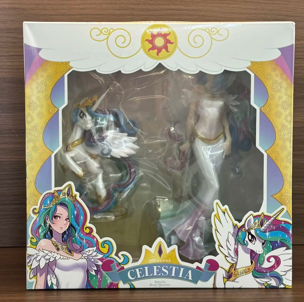 Bishoujo Statue Princess Celestia Twilight Sparkle Fluttershy Anime PVC Action Figure Toy Collection Model Doll