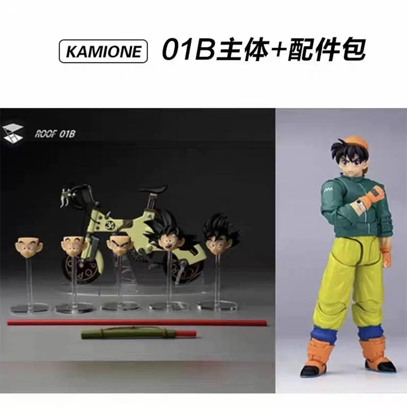 In Stock Tonsenarttoys Kamione Dragon Ball Super Saiyan Fly Page Goku Ride Bike 01a 01b Anime Action Figures Model Toys Gifts