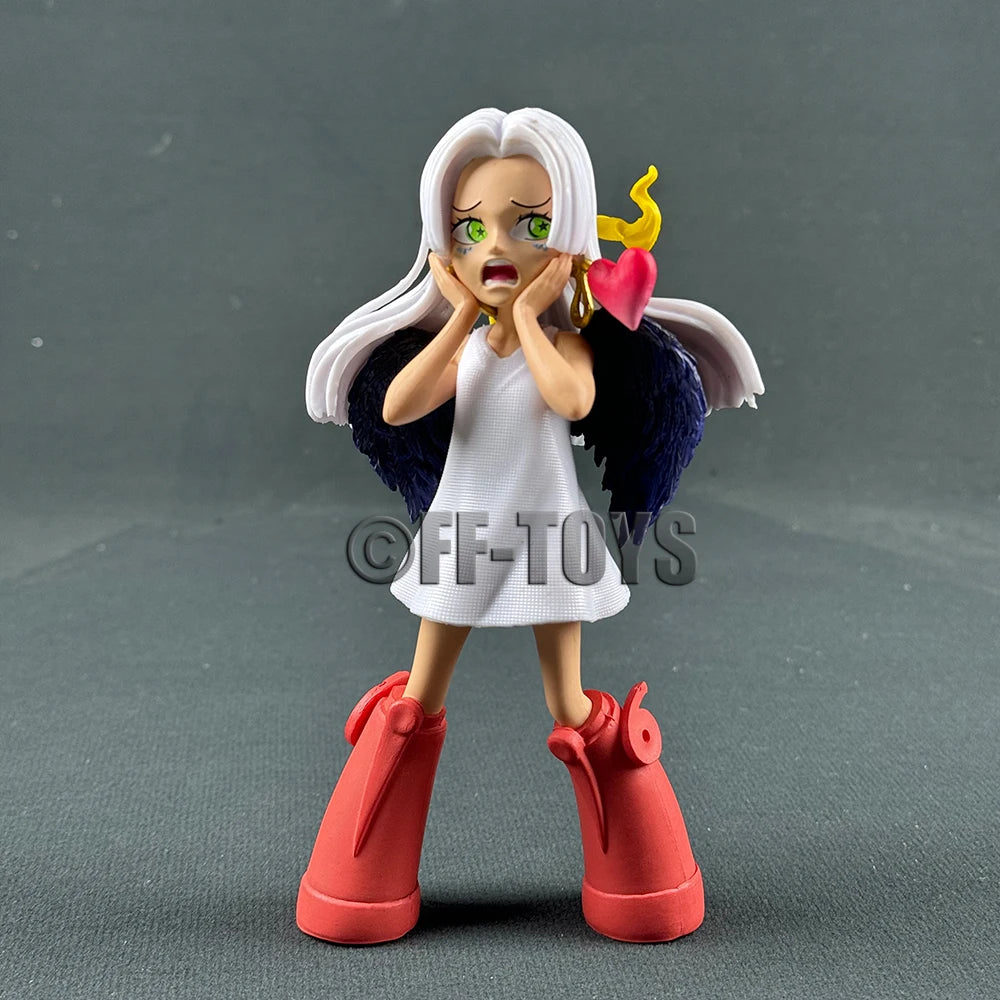 Anime One Piece Figur Boa·hancock Figur Seraphim Hancock 14,5 cm PVC-Statue Sammlung Modell Spielzeug für Kinder Geschenke