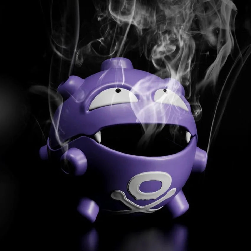 Cartoon Pok é mon Weezing Mosquito Coil Tray Anime Indoor Incense Holders Bedroom Figures Desktop Decoration Storage Toys Gift