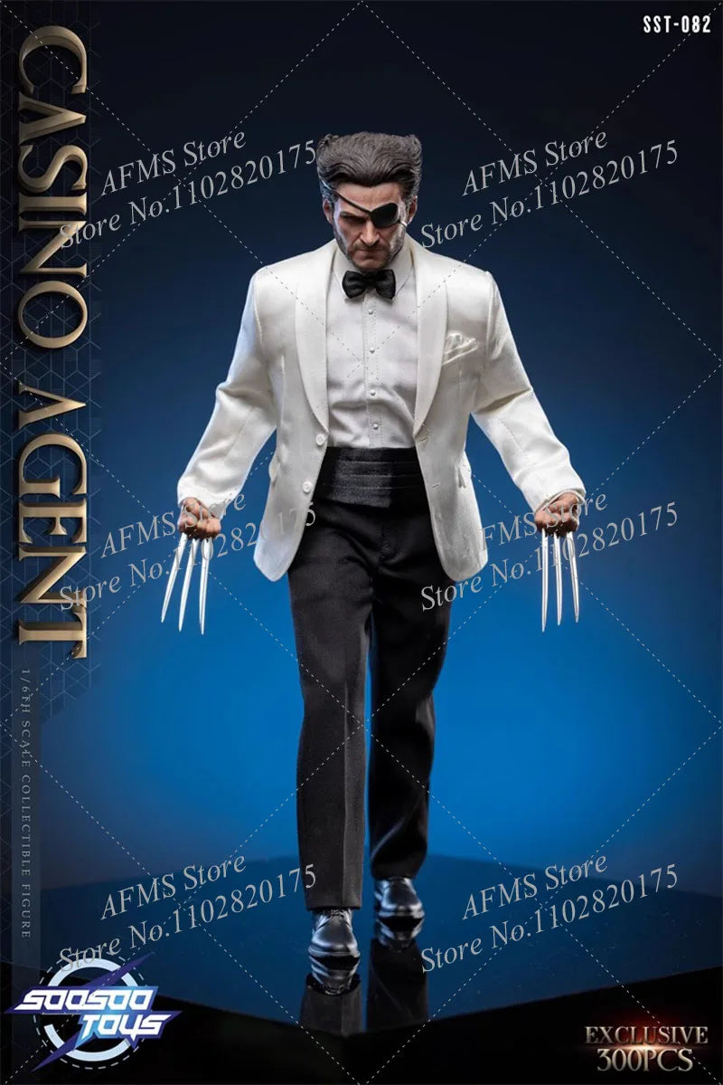 SOOSOOTOYS SST-082 1/6Men Soldier X-Men Origins Wolverine Hugh Jackman Casino Version Full Set 12Inch Action Figure Body Toys