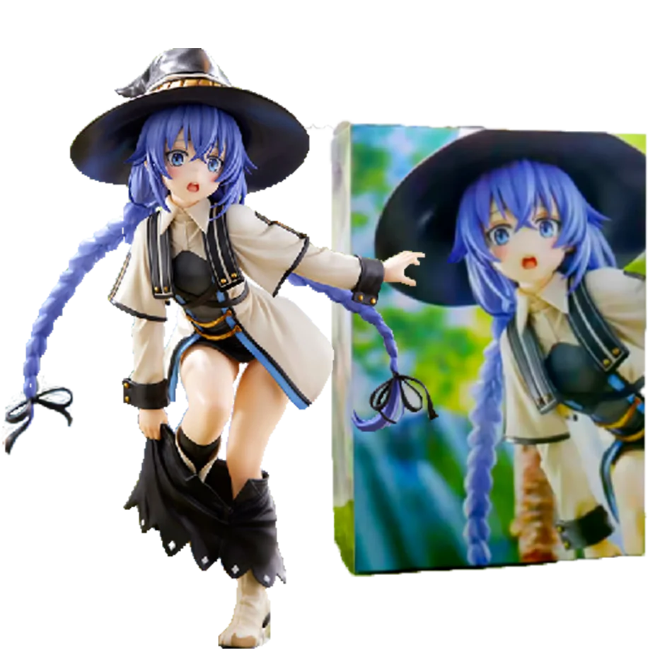 Neue 25 cm große Actionfigur von Magier Roxy Migurdia, Mushoku Tensei: Reinkarnation der Arbeitslosigkeit, Anime-Figur, PVC, Erwachsenensammlung, Modellpuppe