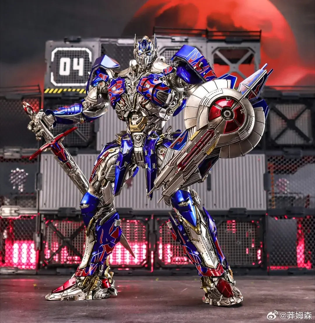 Adults Fun in Stock Transformation MF-004 MF004 2.0 Knight OP Prime DLX Alloy Action Figures Toy Gift Collection