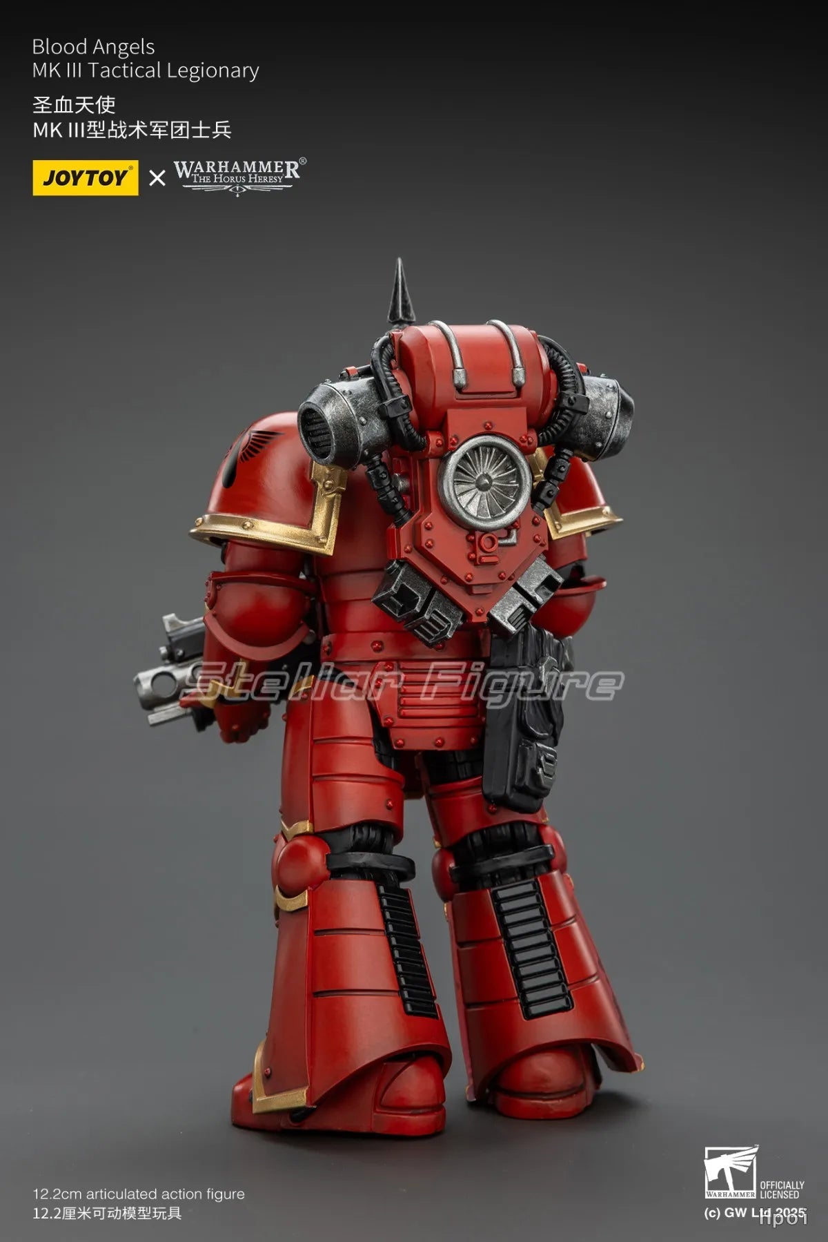 【SF】JOYTOY Warhammer 40K 1/18 Action Figure Blood Angels MK Ill Tactical Legionary Model Toys Gifts Collection Ornaments