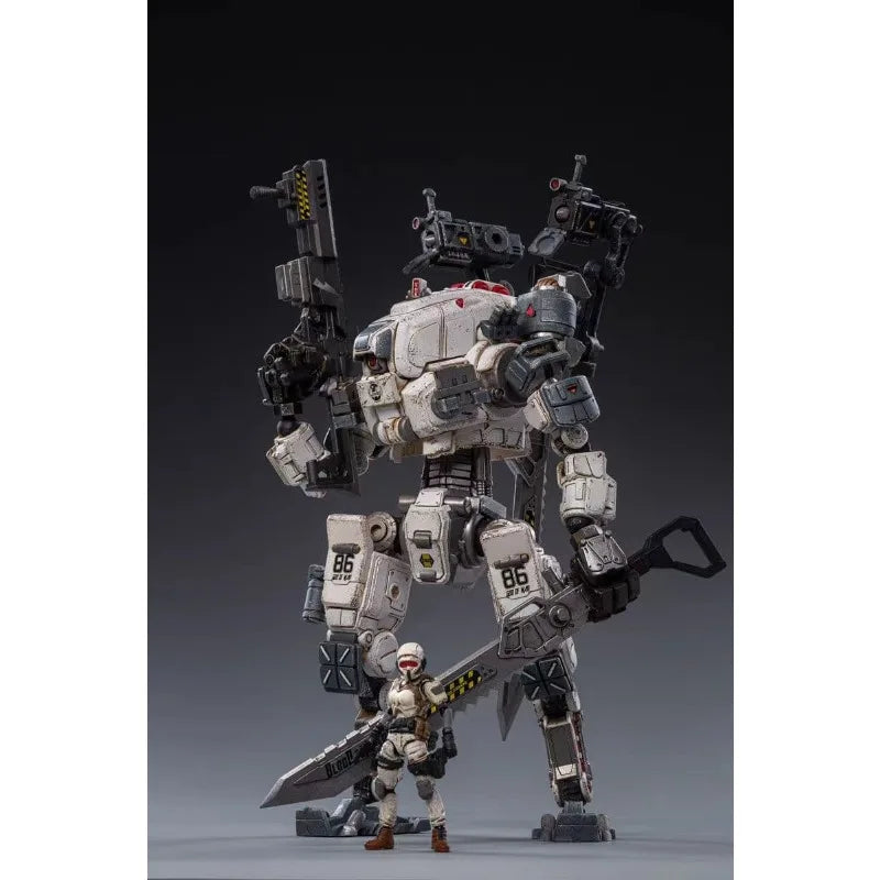 JOYTOY Original Dark Source Series Mech God of War 86 White Collector's Edition Movable Finished Product Model Collectibles Gift