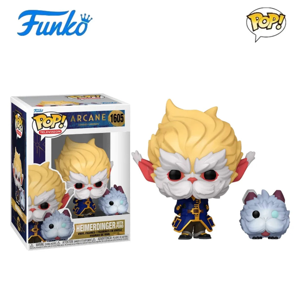 Jinx Action Figure Funko Pop League of Legends Series Vi Ekko Silco Figure Model Original Limited Edition Collectible Toy Gifts