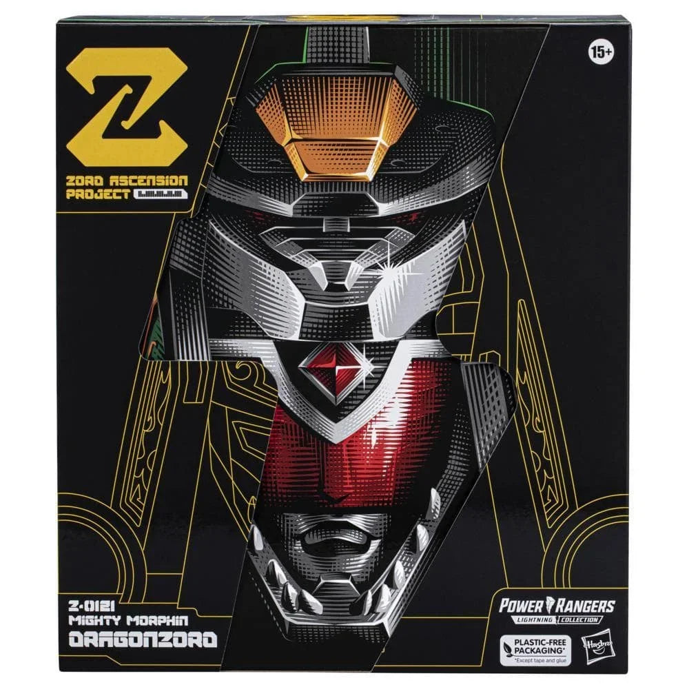 Hasbro Power Rangers Lightning Collection 1:144 Scale Zord Ascension Project Mighty Morphin Dragonzord for Birthday Gift F5179