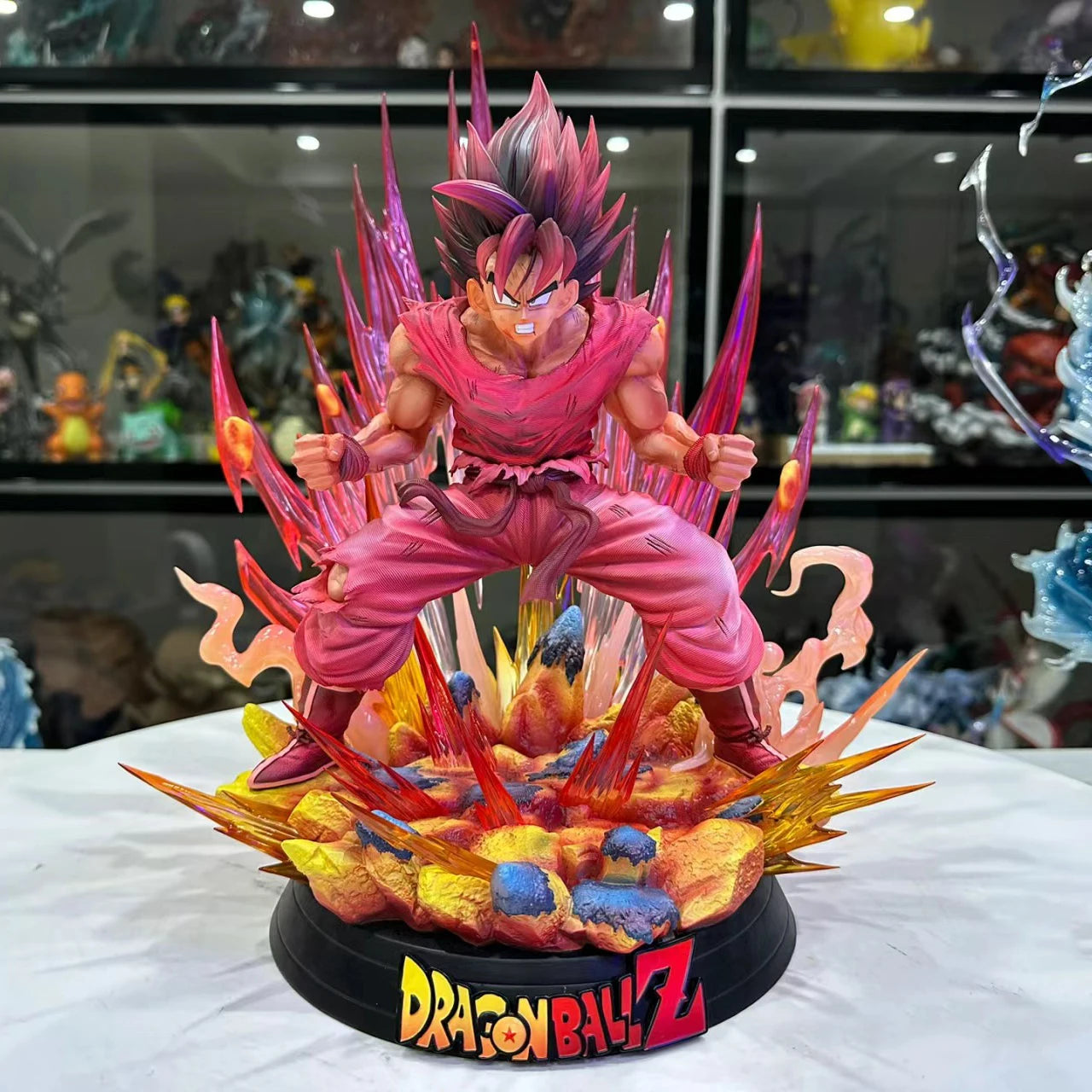 38 cm DBZ Anime Dragon Ball Z Figur Kaiouken Goku Actionfigur PVC Sammlung Modell Spielzeug Geschenke