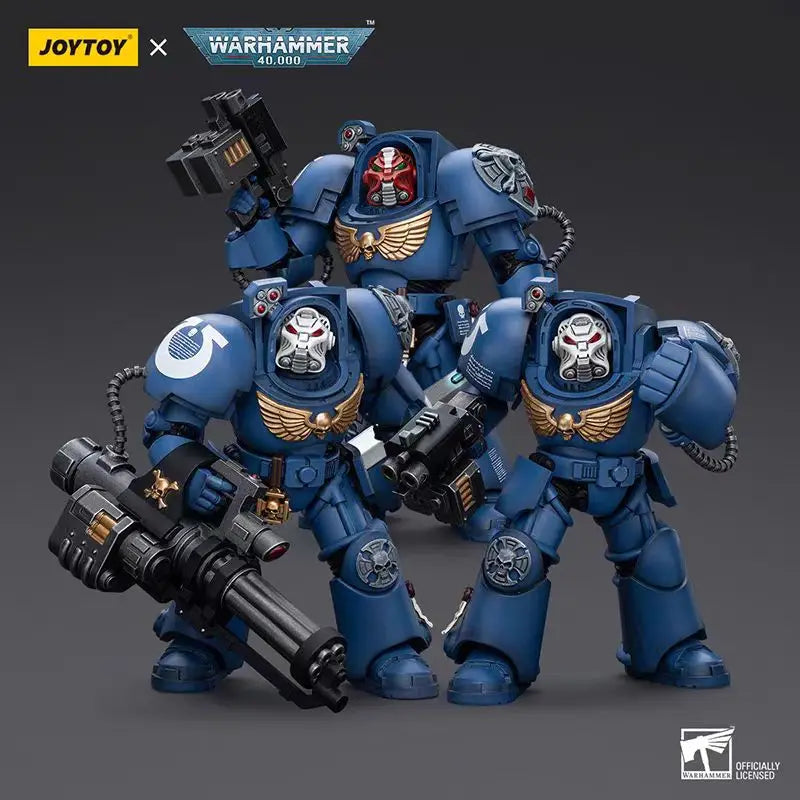 【In Stock】JOYTOY Warhammer 40K Ultramarines Terminator Squad 3PCS 1/18 Action Figure Model Toys