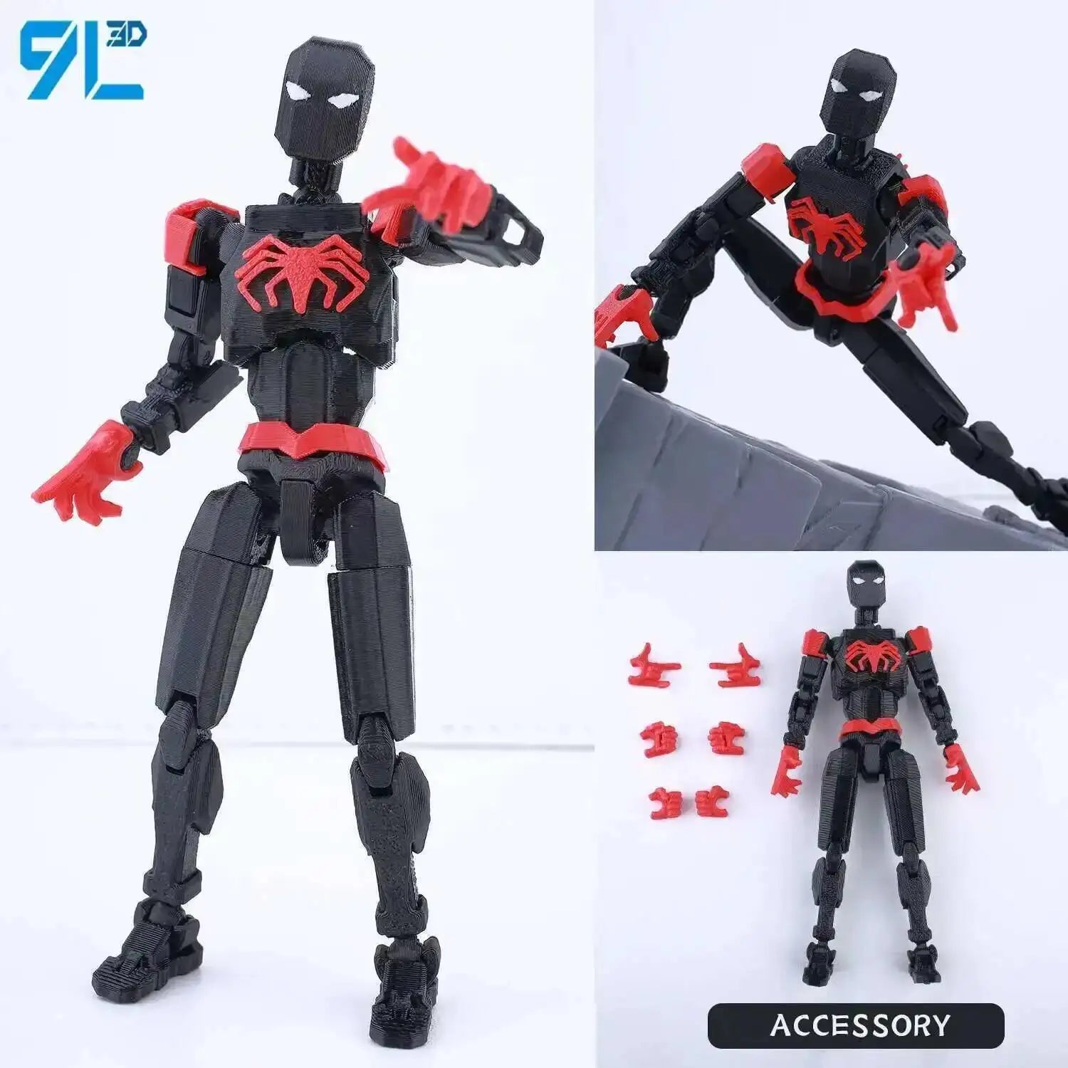 9L3D Superman Invincible Boy Batman Action Figure LUCKY13 Multi-Jointed Poseable T13 Titan13 Hero Model Dummy13 Collectible Toys