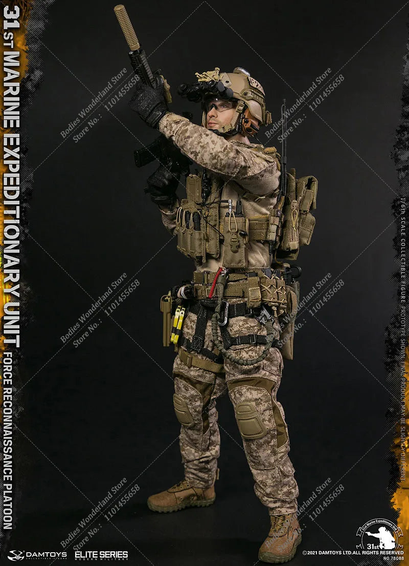 DAMTOYS DAM 78088 1/6 Scale Collectible 31st Marine Expeditionary UnitForce Reconnaissance Platoon Male Solider Action Figure