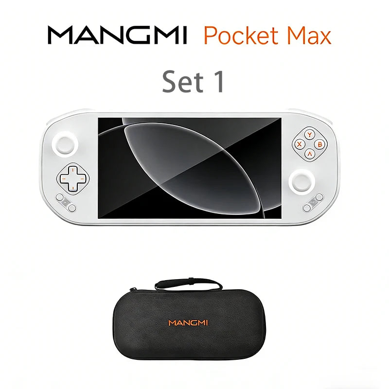 MangMi Pocket Max 7-inch 144Hz OLED screen Snapdragon 865 Hall trigger magnetic module retro portable game console 8+128