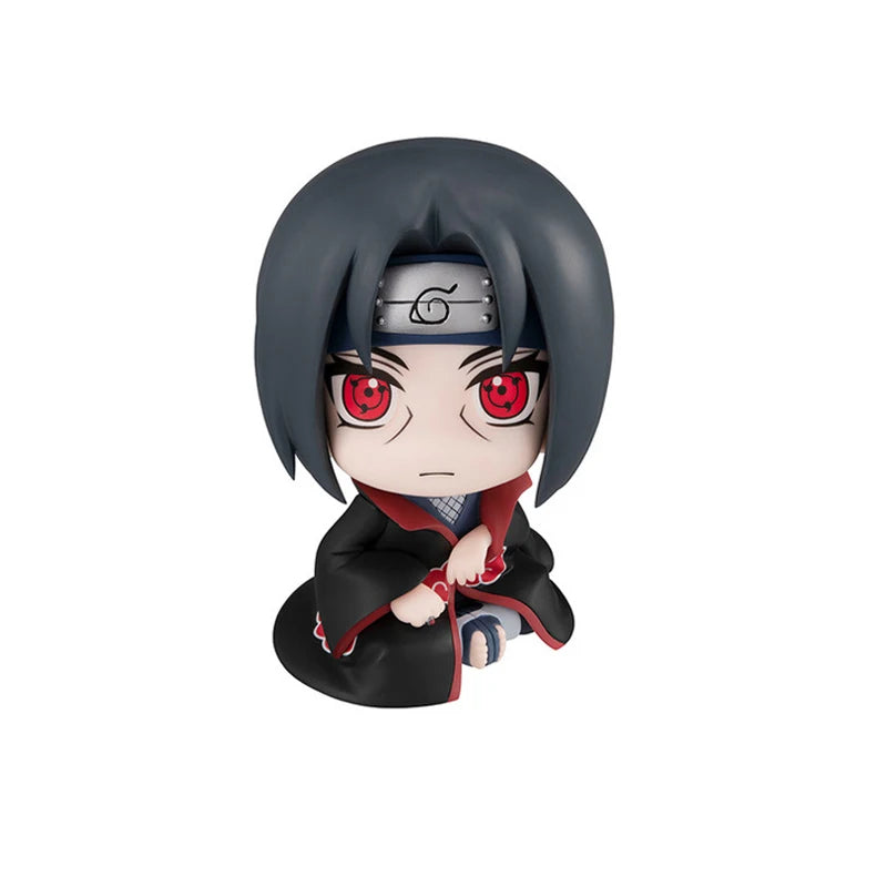 Kakashi Action Figure Q Naruto Anime Figure Toy Version Kawaii Sasuke Itachi Figurine Car Decoration Collection Model Toys
