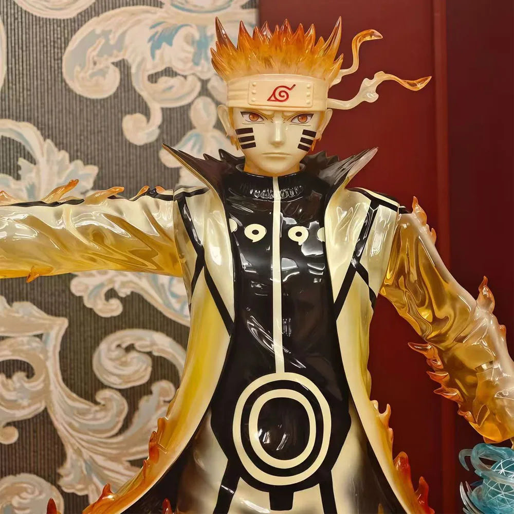 Neue 30 cm große Naruto Giant Wave Watergate Uzumaki Naruto Anime-Statue Modell GK Spielzeugpuppen-Sammlerstück Peripherie Jungen Geburtstagsgeschenk