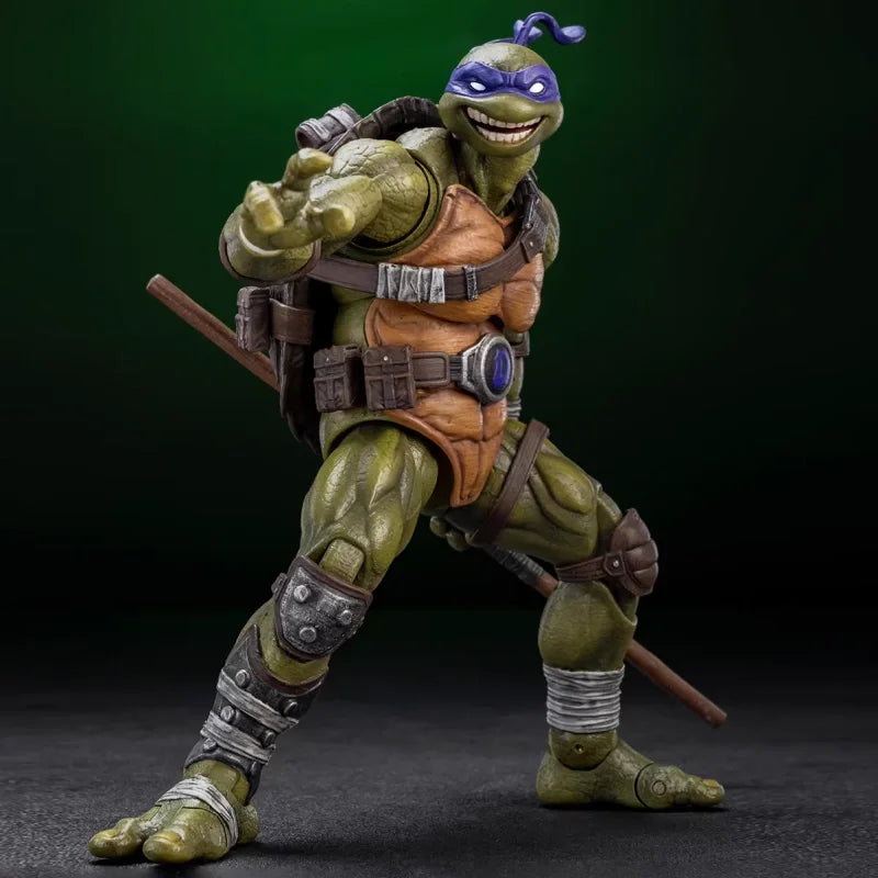 Original Ling Ji Hun TMNT Series Raphael Mikey Leonardo Donatello Action Figures Collectibles Models birthday gift