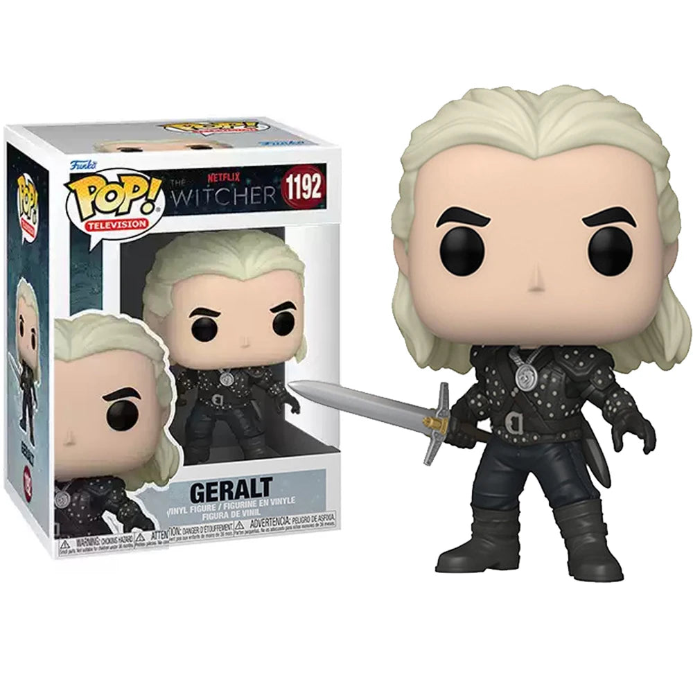 FUNKO Action Figures The Witcher Wild Hunt Periphery Ciri Yennefer Geralt Triss Q-version Doll Decorative Ornament Collect Gift