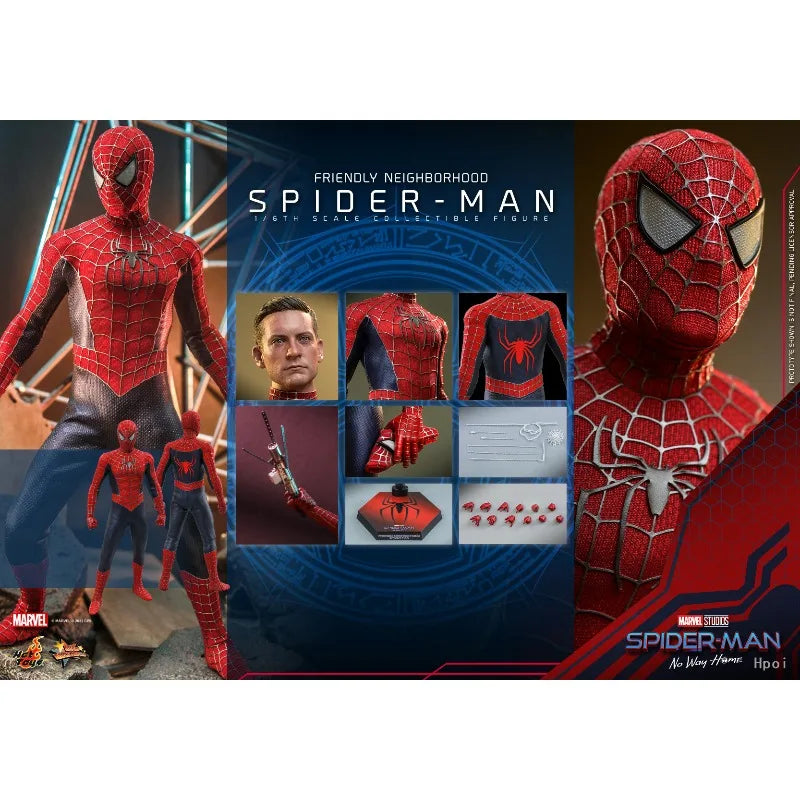 Original MARVEL SPIDER-MAN: NO WAY HOME FRIENDLY NEIGHBORHOOD SPIDER-MAN Anime Figure Model Toys Collection