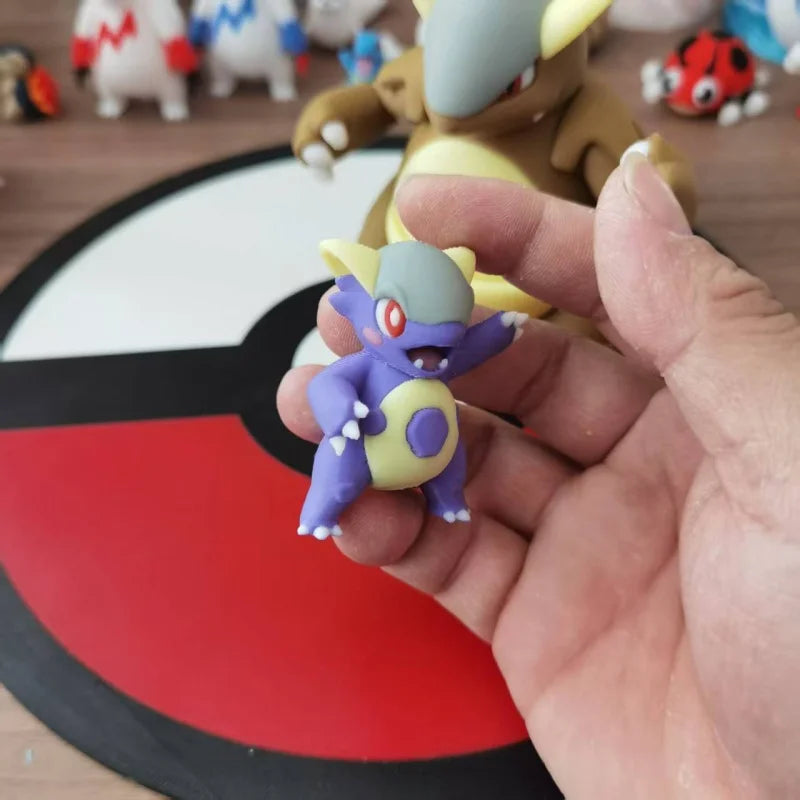 Anime Kangaskhan Proportion World 1:20 Diy 3DPrinting Cartoon Character Collectible Desktop Cute Model Holiday Gift Toy Figures