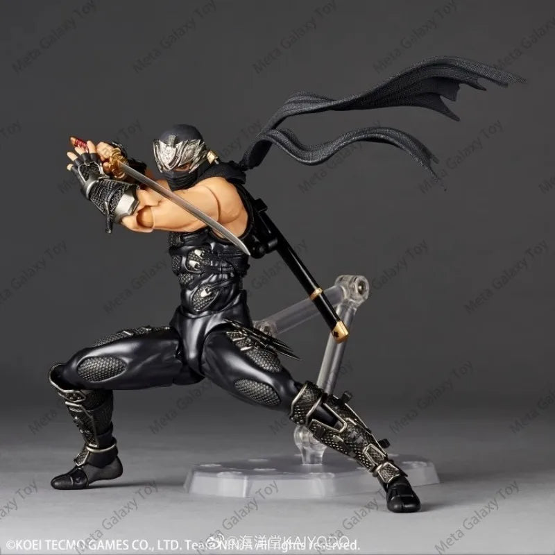 KAIYODO Ninja Gaiden Amazing Yamaguchi Revoltech NR052 Ryu Hayabusa Ko 6 Inch Action Figure Custom Model Replica Statue Toy Gift