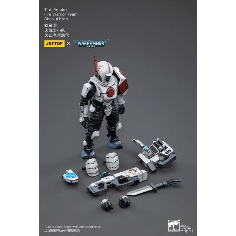 [In Stock] JOYTOY Original 40K1/18 Mobile Doll Warhammer 40000 Titanium Empire Fire Warrior Quartet Mobile Joint Model Toy Gift