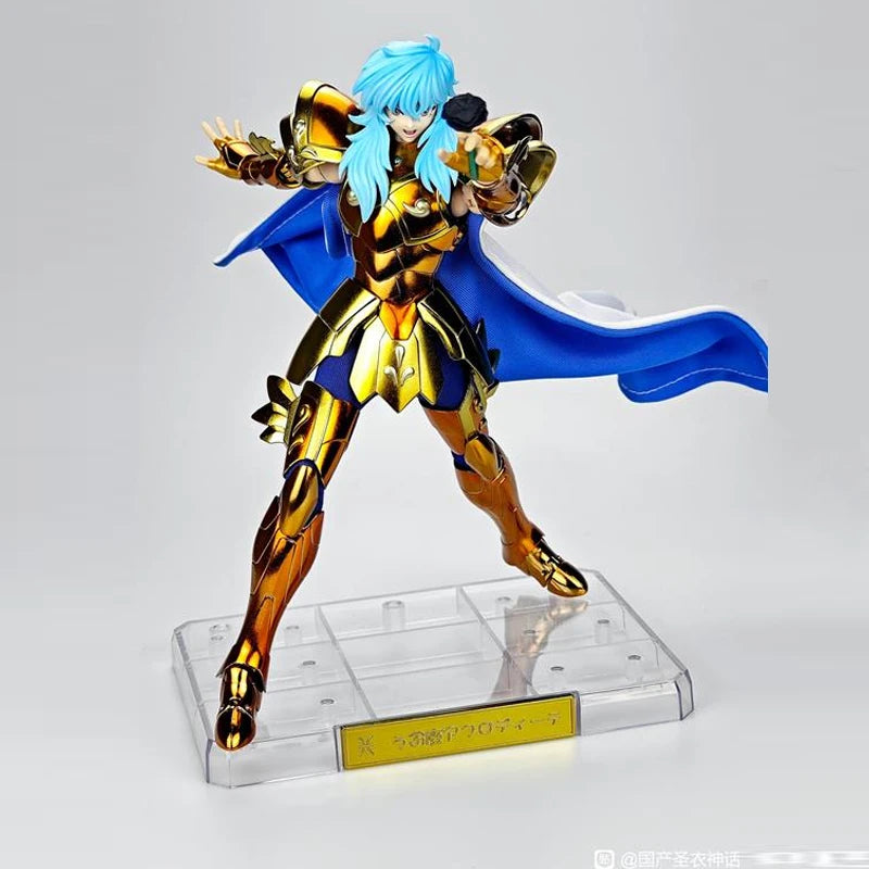 JM.MST Saint Seiya Myth Cloth EXM Pisces Aphrodite Plus 3.0/Crown 1/7 25cm Gold Knights of the Zodiac Action Figure In Stock