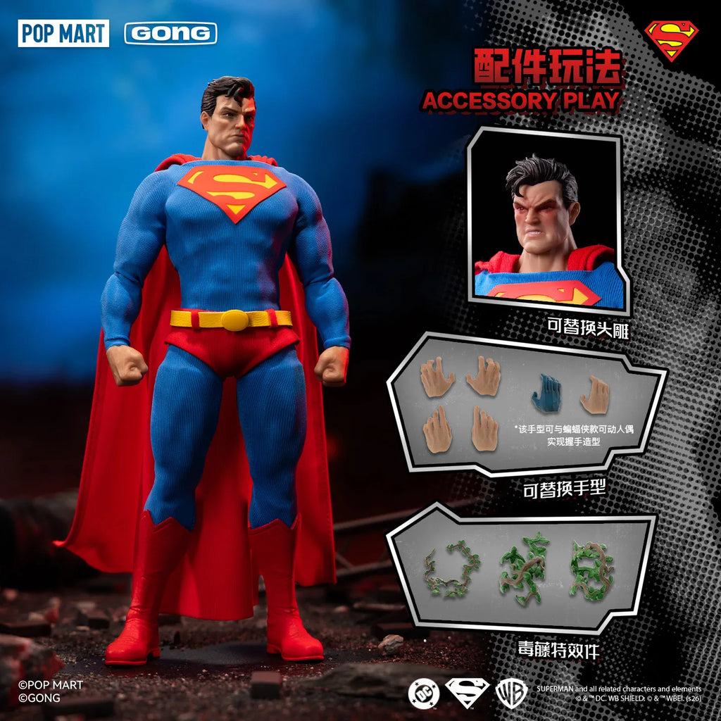 In Stock GONG Studio Batman Hush Superman Action Figure Toy Model Gift