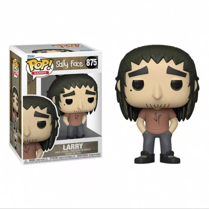 Funko Pop! Sally Face 472 Action Figures Larry Sal Fisher 876 Vinyl Figure Horror Suspense Collect Statue Doll Model Toys Gifts