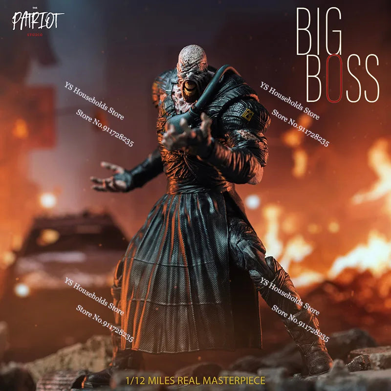 Patriot Studio 1/12 Scale Big Boss Villain Monster Action Figure Surival Game Simulation 6" Soldier Model Home Ornament Toys