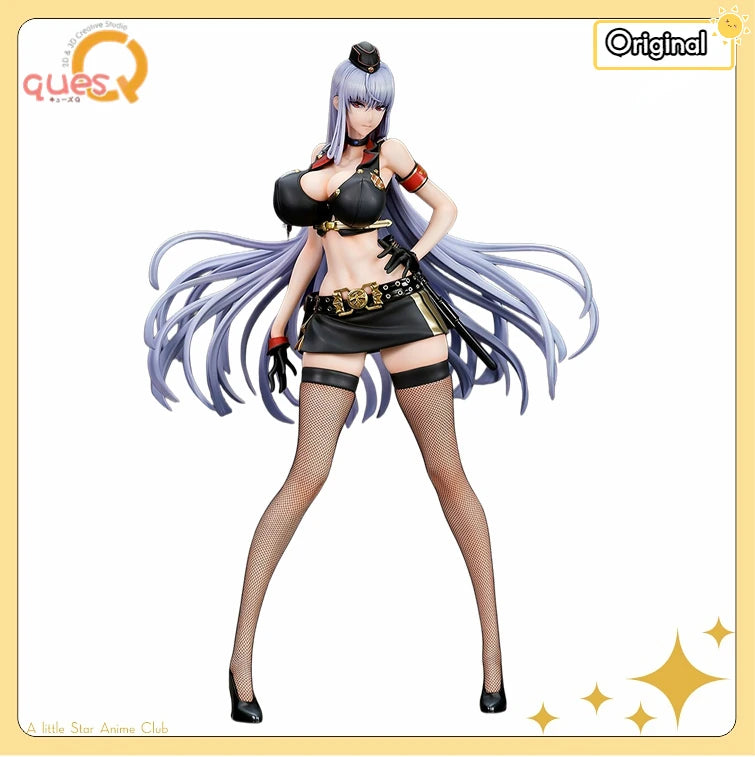 In Stock Original QuesQ Valkyria Chronicles 4 Selvaria Bles Swimsuit 1/7 Scale Model Toy