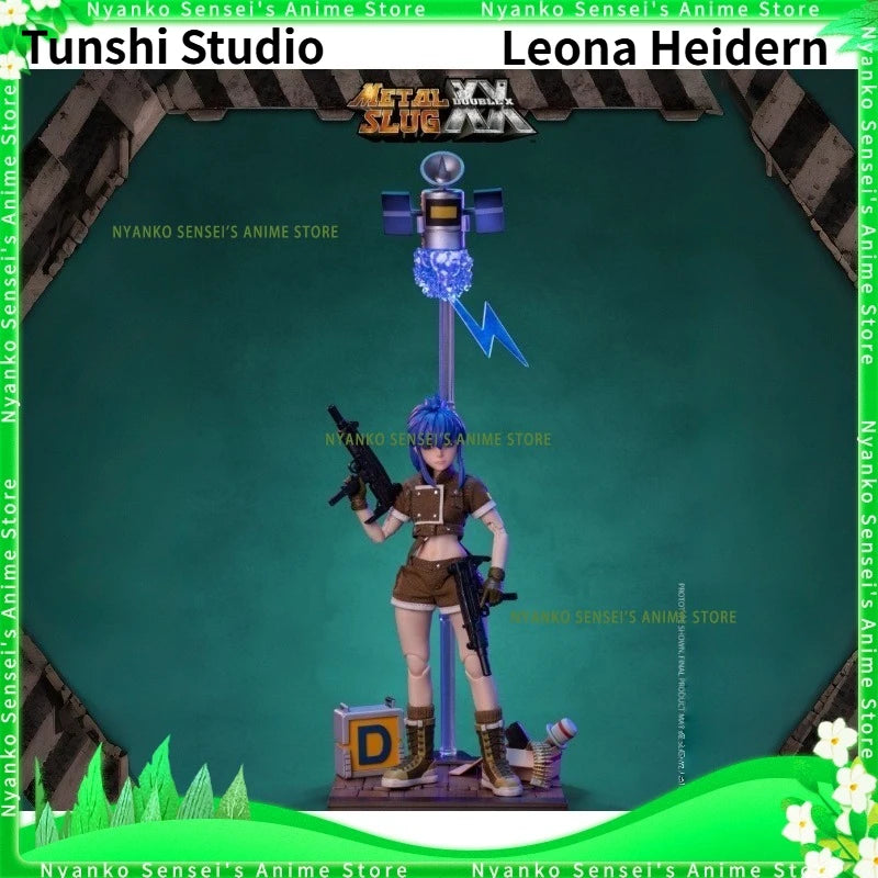 In Stock Tunshi Studio Leona Heidern The King of Fighters TS-012 Metal Slug Fabric Outfit Action Figure Anime Model Trendy Toys