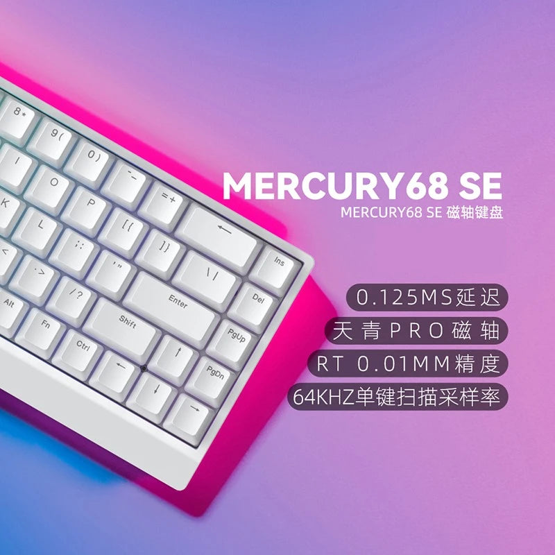 IROK CAROTMAS Mercury68 8K Магнитен превключвател Механична клавиатура за електронни спортове RGB с дълга батерия, персонализиран аксесоар за игри с гореща замяна