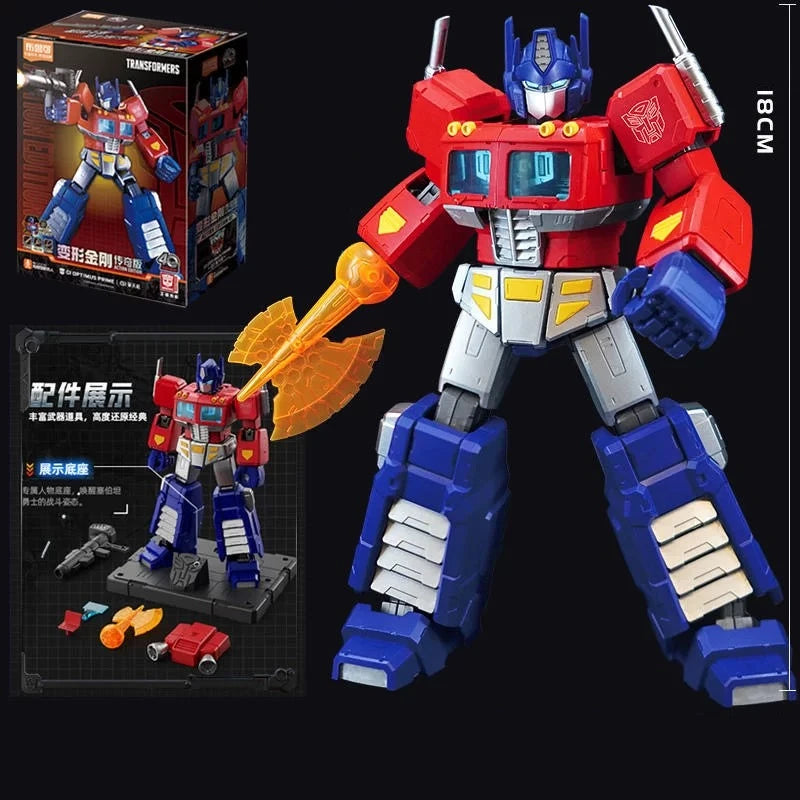 18.5CM BLOKEES Original Transformers TARN Soundwave Orion Pax Optimus Prime IDW ACTION EDITION Decepticons Action Figure Toy