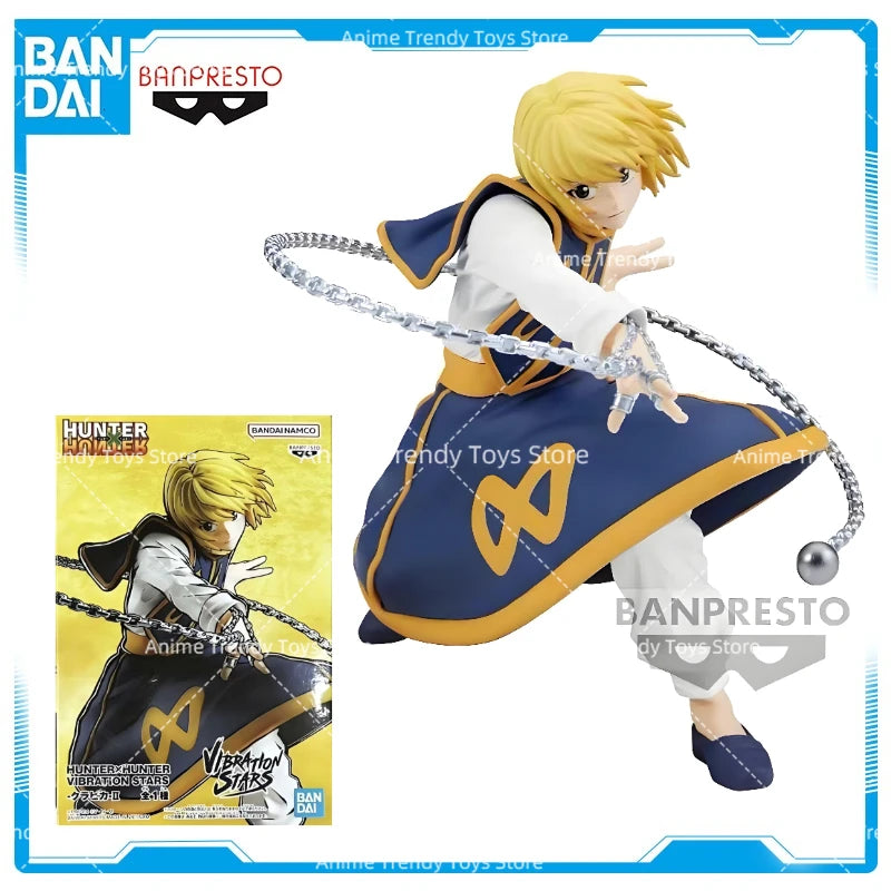 Original BANDAI Banpresto HUNTER HUNTER VIBRATION STARS Kurapika Anime Figures Action In Stock  Model Collect Toys Gifts WY