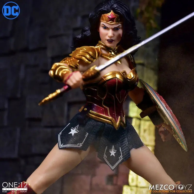 In Stock Mezco Original ONE:12 Collective Modern Wonder Woman Comics Action Figure Collectible Model Toy