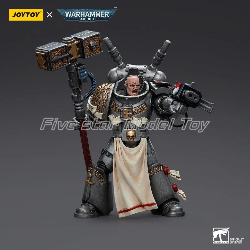 【SF】 JOYTOYS Warhammer 40K 1/18 Action Figures  Grey Knights Interceptor Squad Interceptor Justicar Model Toys Gifts