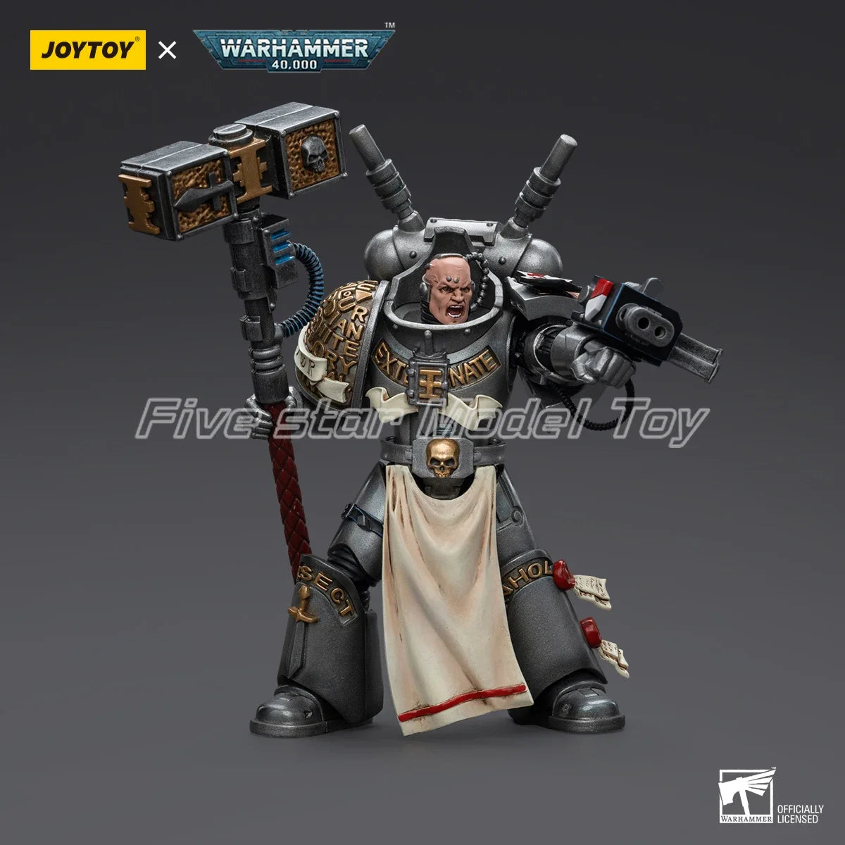 【SF】 JOYTOYS Warhammer 40K 1/18 Action Figures  Grey Knights Interceptor Squad Interceptor Justicar Model Toys Gifts