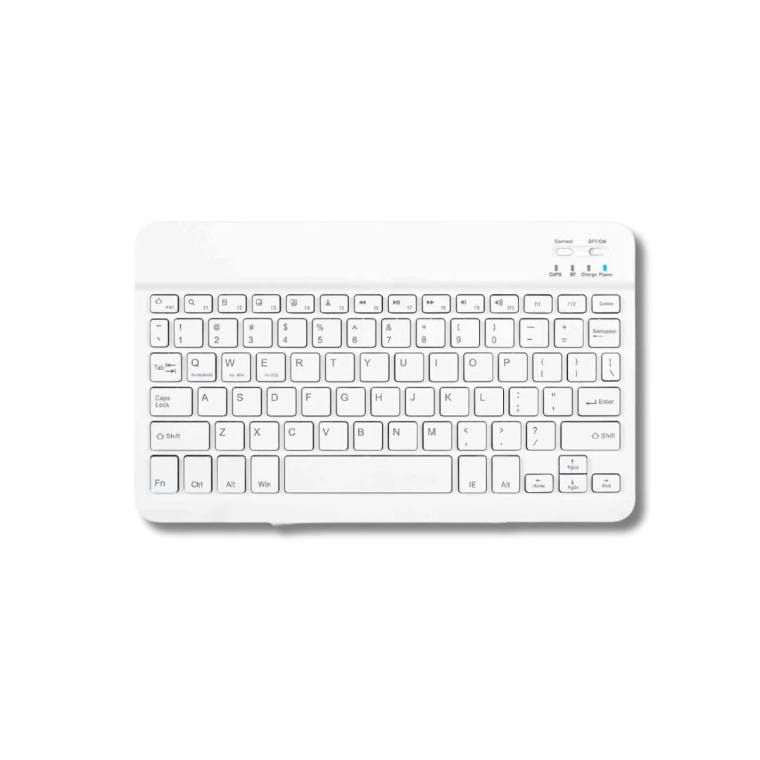 Mini Wireless Keyboard & Mouse Combo, Bluetooth for iPad/Android Tablets/Samsung/Xiaomi, Ultra-Slim Portable, Rechargeable