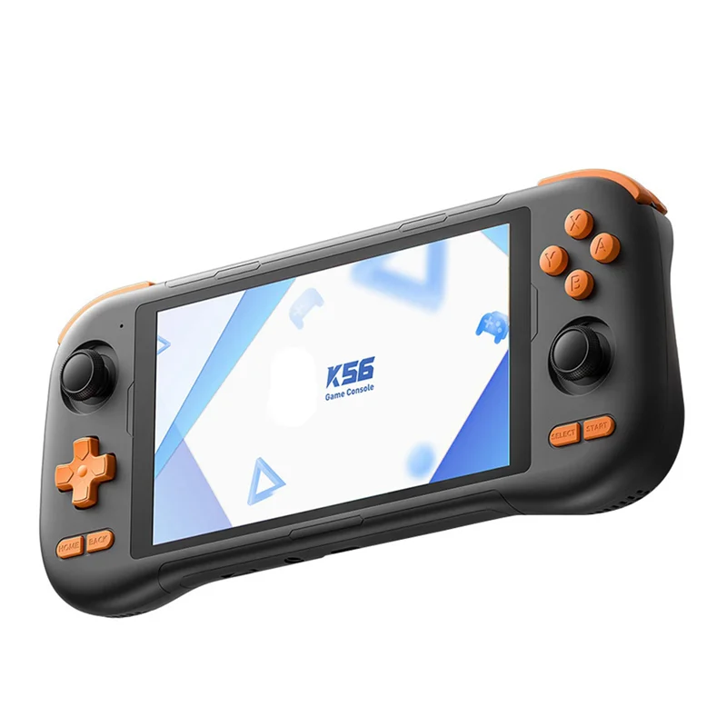 A25P K56 Handheld Video Game Console 5.5" Touch Screen Android 14 WIFI5 50 Emulators For PS1/For PSP/DC/SS Retro Game Player C