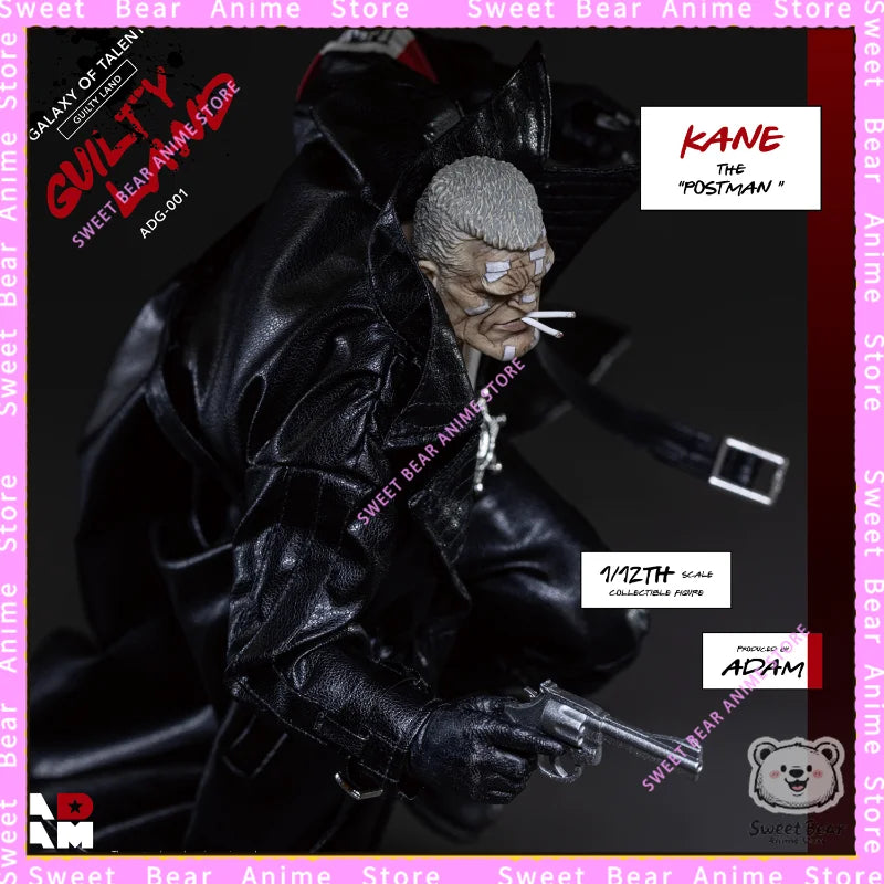 In Stock ADAM GUILTY LAND KANE Postman 1/12 Scale Sin City Fabric Outfit Soldier Action Figure Anime Model Trendy Toys Doll