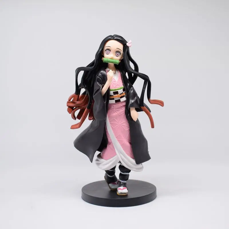 18CM Аниме Demon Slayer Kamado Nezuko Комплект стоящ модел играчка подарък колекция за деца PVC Aciton фигурка