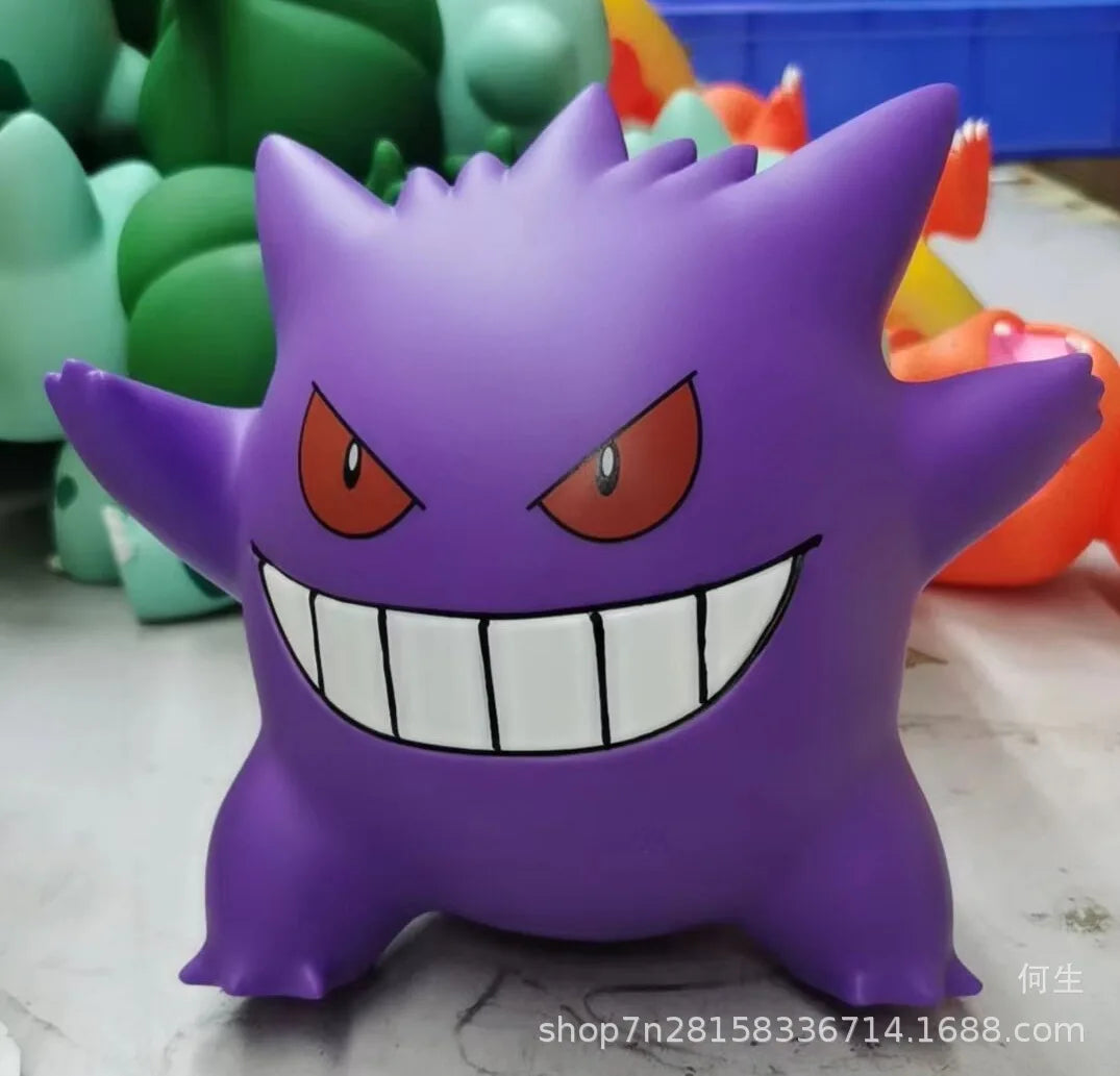 2025 New Hot Pokemon Pikachu Doll Model Large Figure Charmander Eevee Porkby Squirtle Ornament Figurine Younth Toy Collects Gift