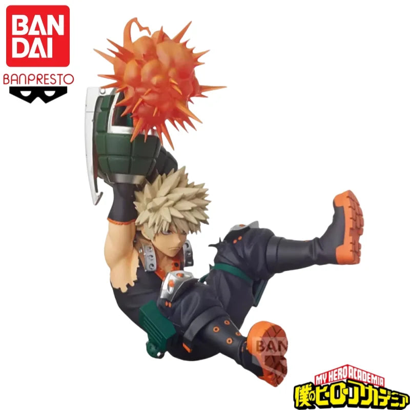In Stock Original Bandai Banpresto My Hero Academia Bakugou Katsuki Anime Characters Model Toy Birthday Present Garage